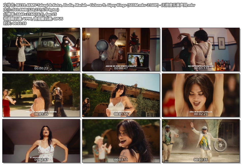 M239.4KMV-Takagi & Ketra, Elodie, Mariah - Ciclone ft. Gipsy Kings-[503M.mkv-2160P] - 无损音乐美声网.mk.jpg