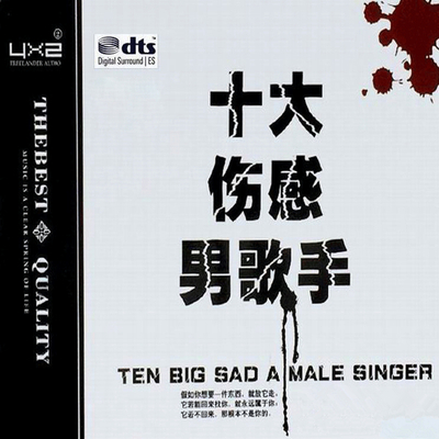 专业音响技师推荐的示范级HI-FI天碟，最佳值得收藏的音乐极品！《十大伤感男歌手》CD1-WAV-A404