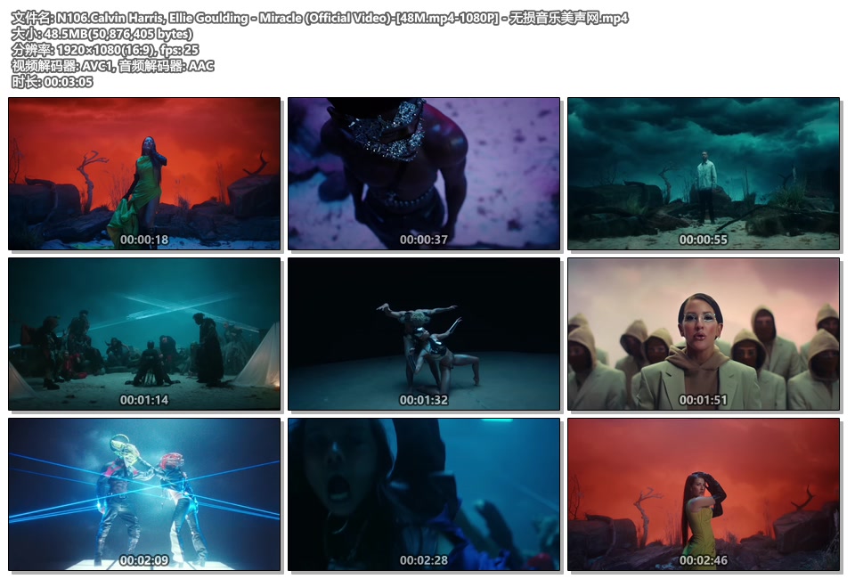 N106.Calvin Harris, Ellie Goulding - Miracle (Official Video)-[48M.mp4-1080P] - 无损音乐美声网.mp4.jpg