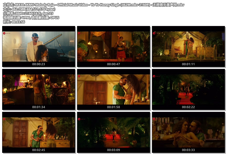 M430.4KMV-Melody Roja - Official Music Video - Yo Yo Honey Singh-[462M.mkv-2160P] - 无损音乐美声网.mkv.jpg