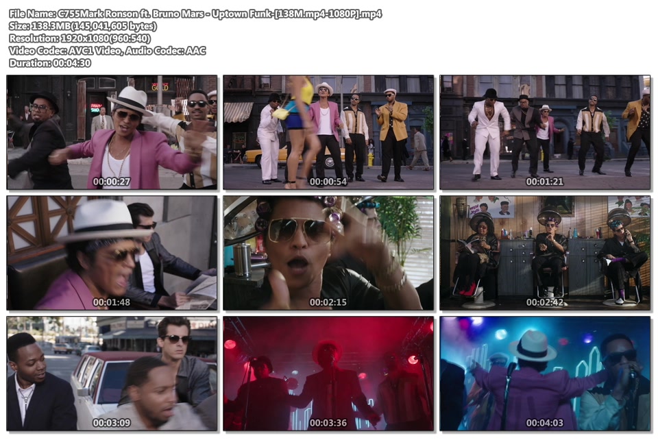 Mark ronson ft bruno mars uptown funk 138m mp4 1080p 