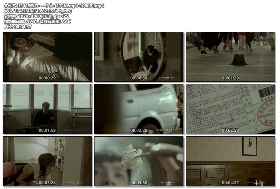 韩红一个人_1080P高清MP4下载|百度网盘下载