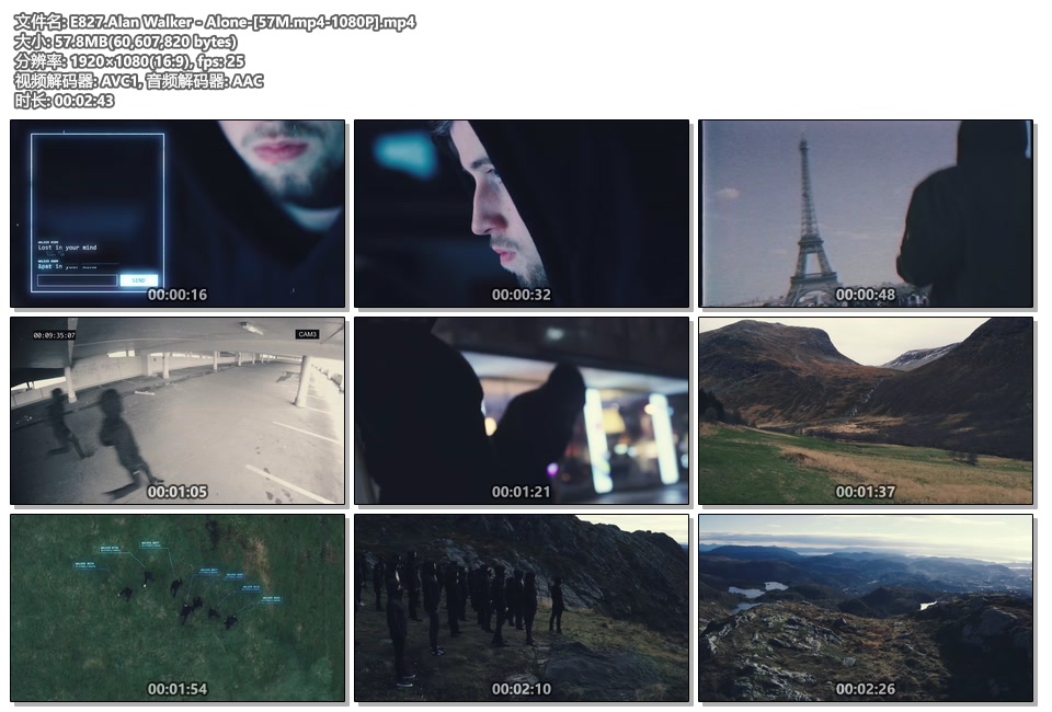 Alan Walker - Alone-[57M.mp4-1080P] - 无损音乐美声网