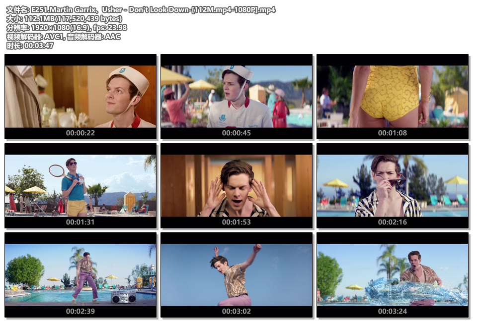Martin Garrix、Usher - Don't Look Down-[112M.mp4-1080P] - 无损音乐_5.1声道音乐 ...